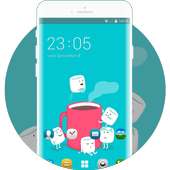 Cute Themes for Nokia 5 Marshmallow Candy