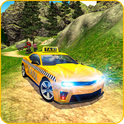 Offroad Real Taxi Car Simulator- Hill Cab Driver icon