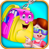 المدرسة الثانوية أكياس مصنع أيقونة