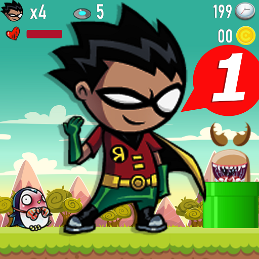 Robine - Boy Teen Superhero Game Adventure Run icon