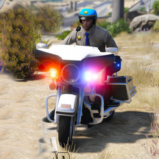Motorcycle Police Simulation иконка