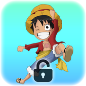 Monkey D. Luffy Pattern Lock Screen and Wallpaper icon