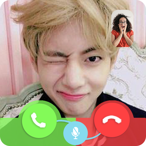 Taehyung Fake Chat &amp;Video Call icon