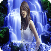 Waterfall Photo Frames-Waterfall Photo Editor أيقونة