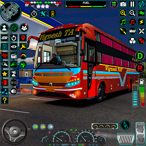 Coach Bus Game Simulator 3D icon