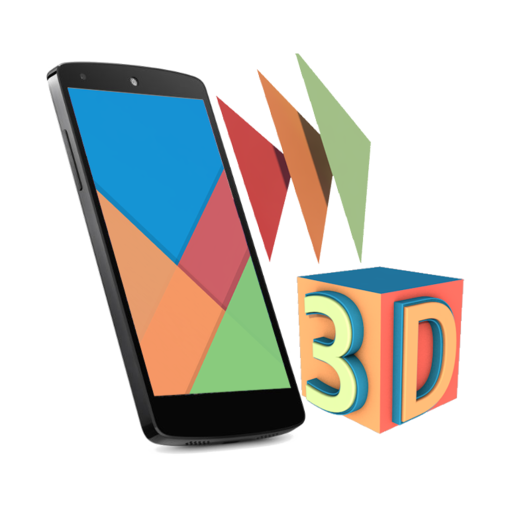 3D Parallax Wallpaper - Color Home Screen 2018 icon