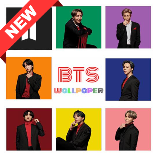 BTS Wallpaper HD 4K - All members and BT21 icon