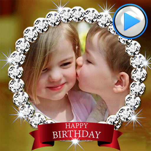 Birthday video maker icon
