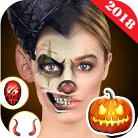 halloween stickers face photo editor 2018