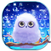 Galaxy Owl Keyboard Themes icon