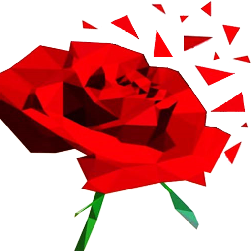 Flower Puzzle Game Poly Art 3D icon