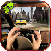 Driving in Car Racing 3D icon
