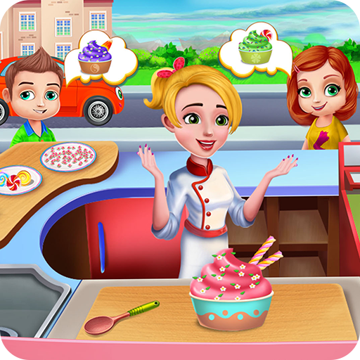 Healthy Food Truck Cooking icon