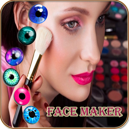 Face makeup photo editor 2019: icon