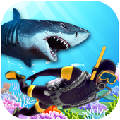 Angry Blue Whale Hunter Simulator: 2017 icon