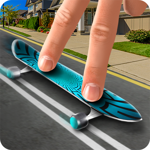 Drive Electric Skateboard 3D Simulator in City icon