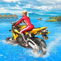 acqua surfer corsa in Moto