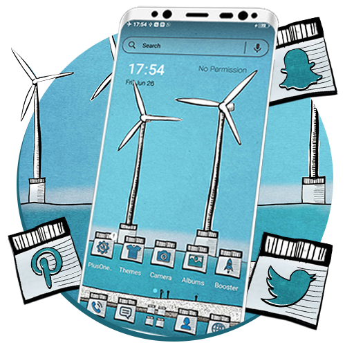 Wind Wheel Sketch Theme icon