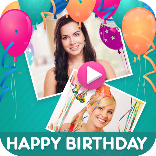 Birthday Video Maker with Song icon