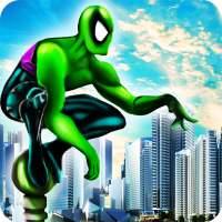 Power Amazing Frog Spider Rope Fight