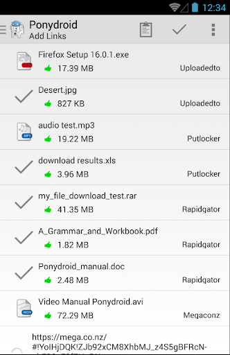 Ponydroid Download Manager screenshot 2