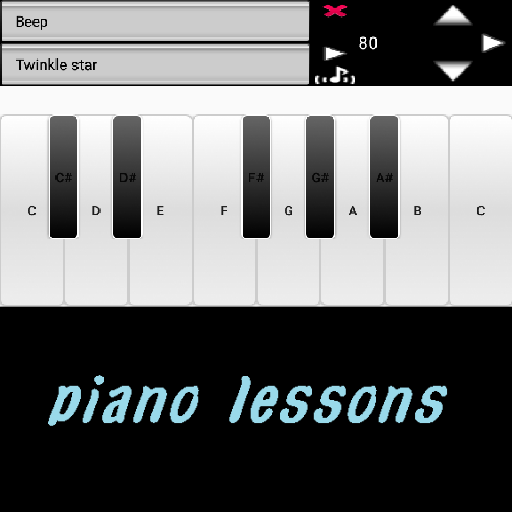 piano lessons - free practice for beginners icon