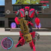 Super Robot Car Transforme Futuristic Supercar icon