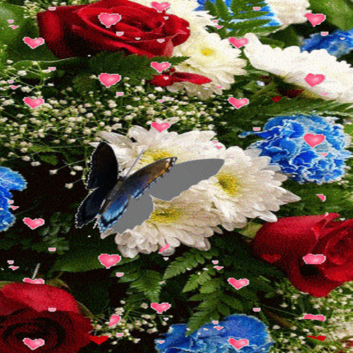 Butterfly Flowers LWP icon