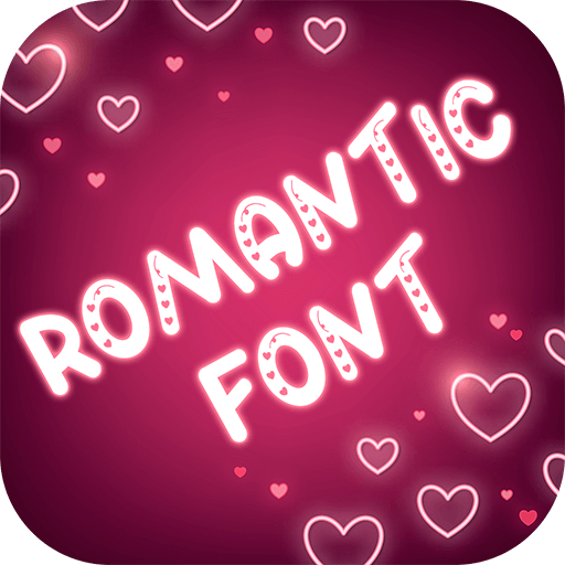Romantic Font Style icon