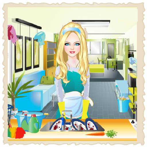 Gina - House Cleaning Games icon
