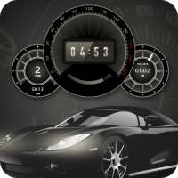Car Speedometer Clock Live Wallpaper