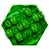 Neon Green Light Animated Keyboard Theme icon
