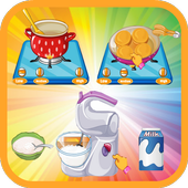 cookies cooking girls game icon
