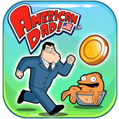 American run dad Adventure Journey jungle héros icon