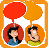 Talk to strangers أيقونة