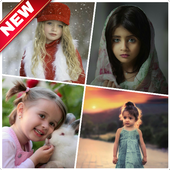 Cute Little Girl Wallpaper icon