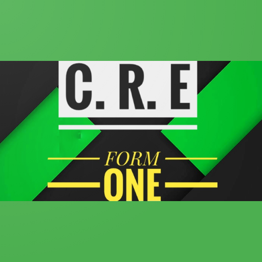 C.R.E Form One Notes   Revision Kit and Answers icon