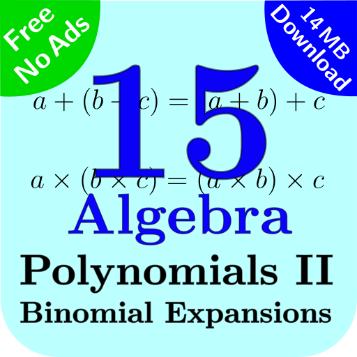 Algebra Tutorial 15: Polynomials II icon