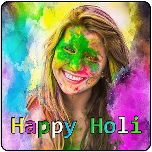 Happy Holi Photo Frame icon