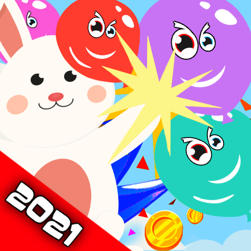 balloon pop game latest new game 2021 :bunny fight icon