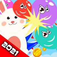 balloon pop game latest new game 2021 :bunny fight