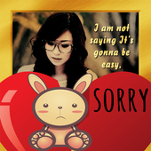I Am Sorry Photo Frame To Make Photo Collage icon