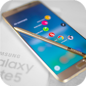Stock wallpaper: Note 5 Galaxy icon