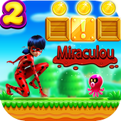 Miraculous Subway Ladybug And Cat Noir Run icon