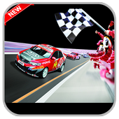 Racing Car driving 2017 icon