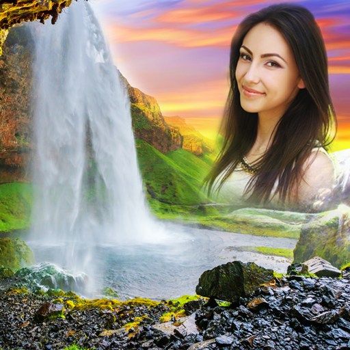 Waterfall Photo Frames icon