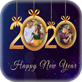 🍾2020 New Year Photo Frames Greeting Wishes⛺🧨 icon