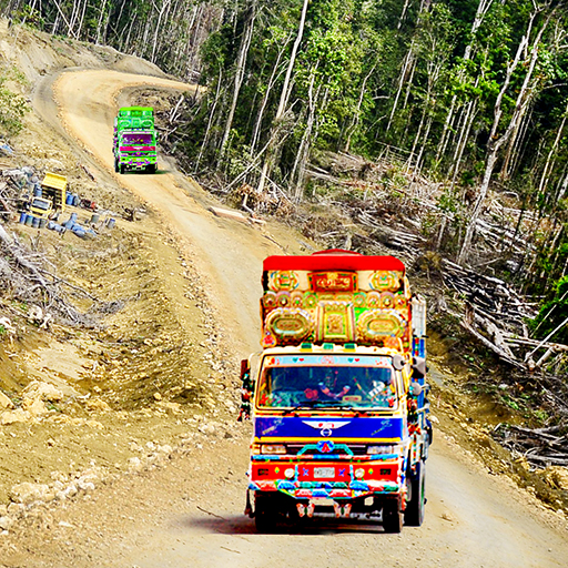 Hill Cargo Truck Driving Game icon