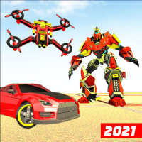 Grand Flying Drone Robot Car Transform : Robot War