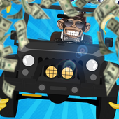 Monkey Driving icon